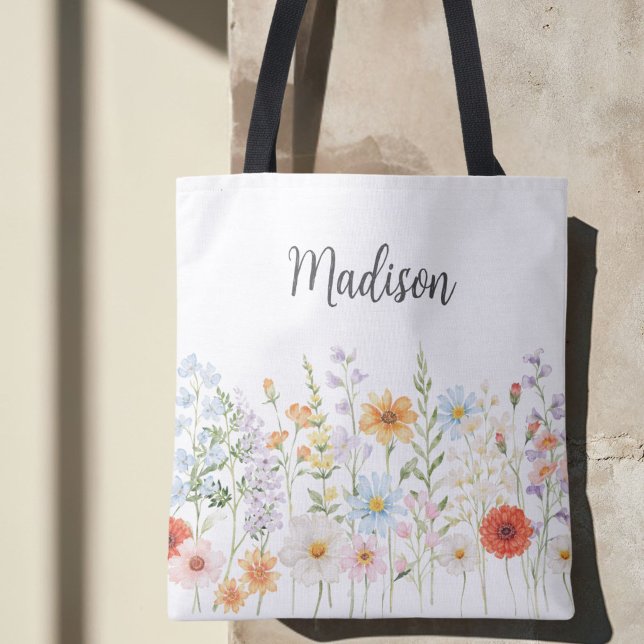 Monogramm-Wasserfarbe-Wildblumen-Blumen-Botanik (Von Creator hochgeladen)