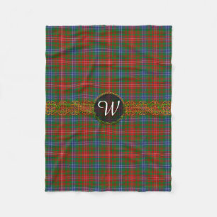 Monogramm-WilsonTartan Fleecedecke