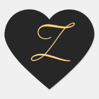 Monogramm Z, goldfarbenes anfängliches Z auf schwa