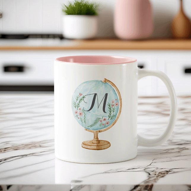 Monogramm Zweifarbige Tasse (Von Creator hochgeladen)