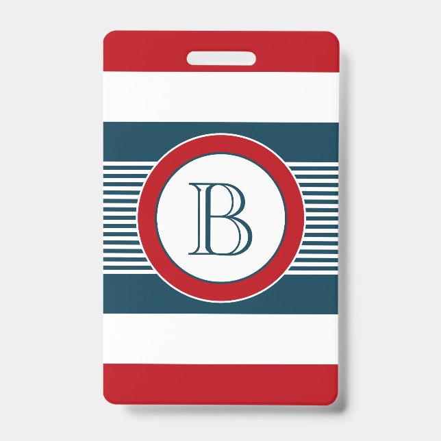 Monogrammdesign Ausweis (Vorderseite)