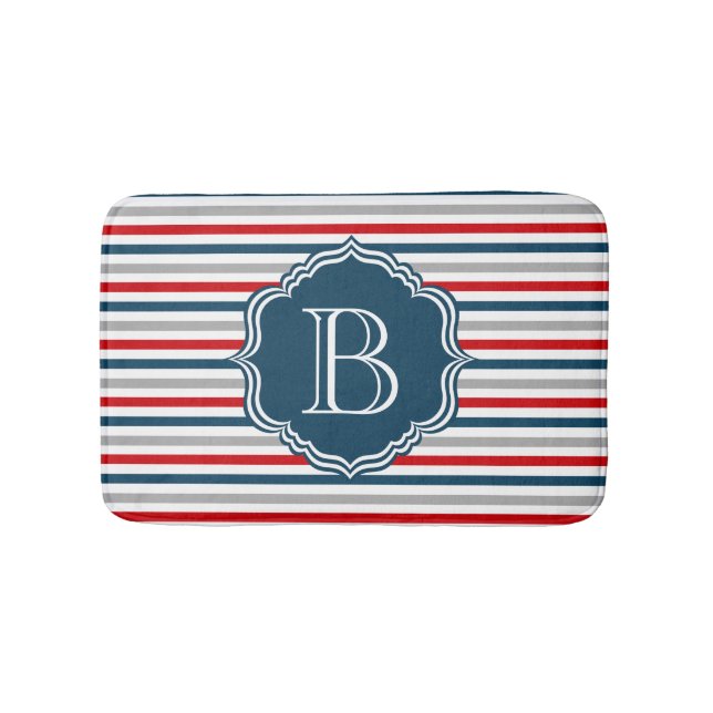 Monogrammdesign Badematte (Vorderseite)