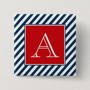 Monogrammdesign Button