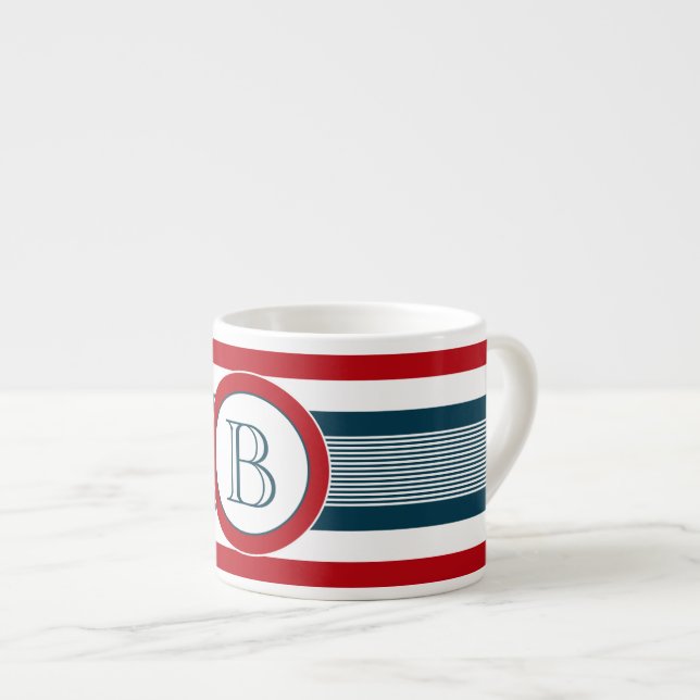 Monogrammdesign Espressotasse (Vorderseite Rechts)