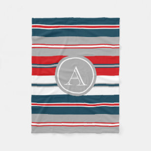 Monogrammdesign Fleecedecke