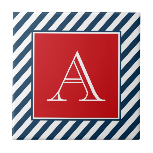 Monogrammdesign Fliese (Vorderseite)