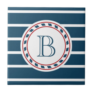 Monogrammdesign Fliese