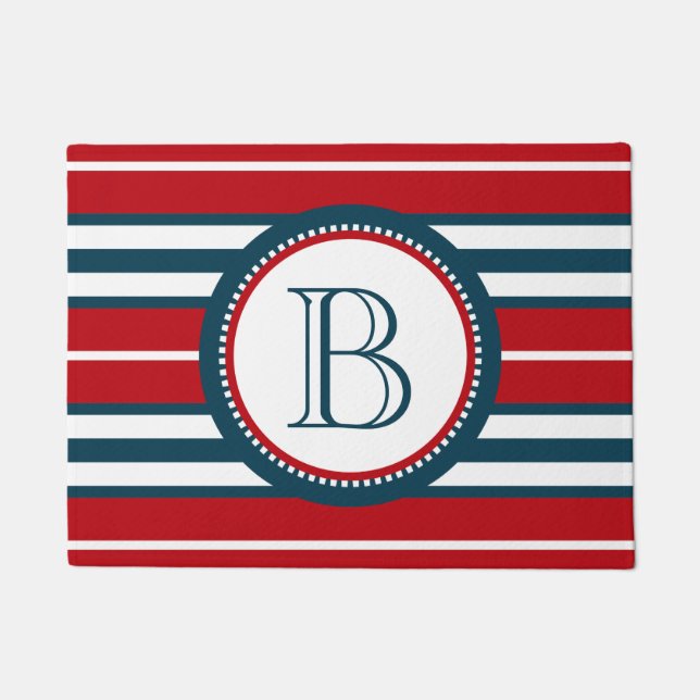Monogrammdesign Fußmatte (Vorderseite)
