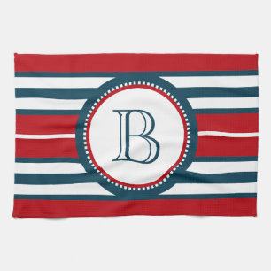 Monogrammdesign Geschirrtuch