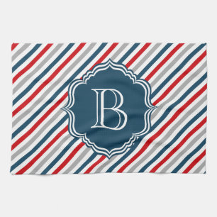 Monogrammdesign Geschirrtuch