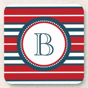 Monogrammdesign Getränkeuntersetzer