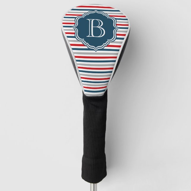 Monogrammdesign Golf Headcover (Vorderseite)