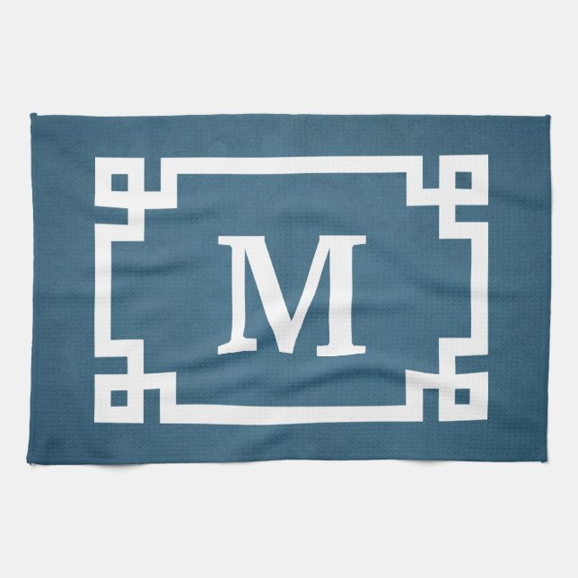 Monogrammdesign Handtuch (Horizontal)