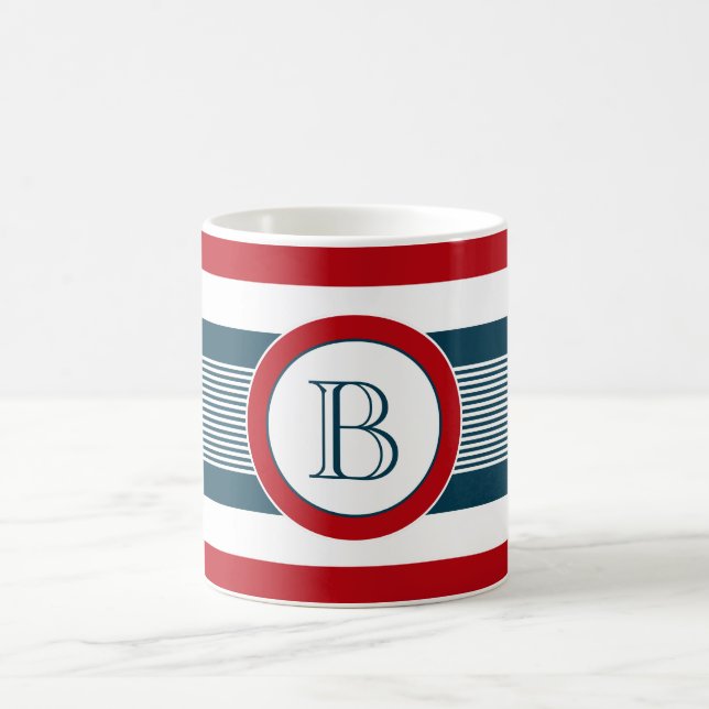 Monogrammdesign Kaffeetasse (Mittel)