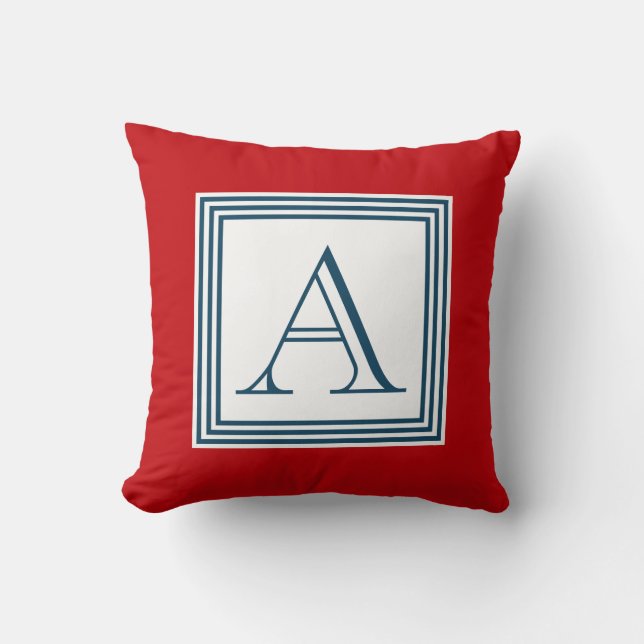Monogrammdesign Kissen (Vorderseite)