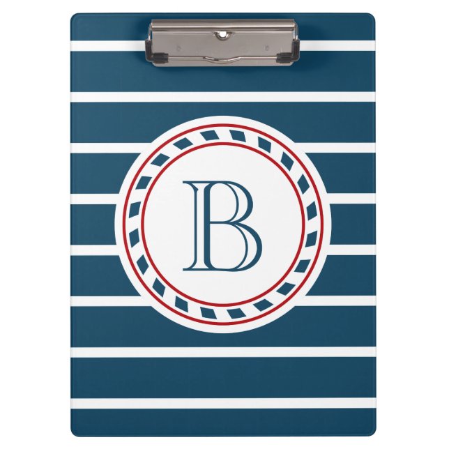 Monogrammdesign Klemmbrett (Vorderseite)