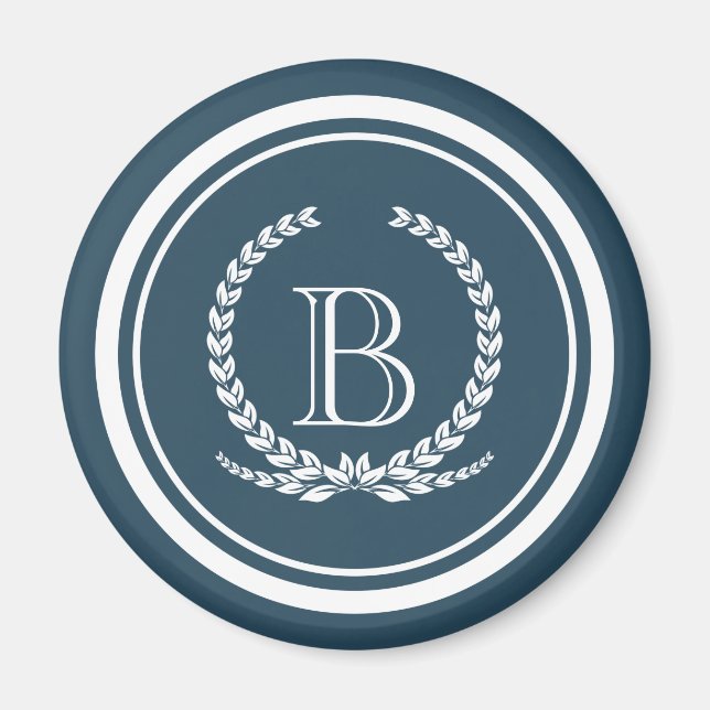 Monogrammdesign Magnet (Vorne)