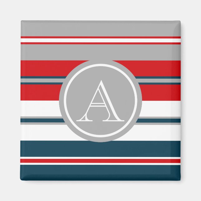 Monogrammdesign Magnet (Vorne)