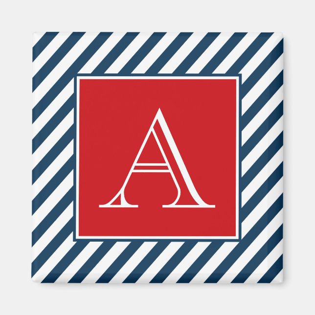 Monogrammdesign Magnet (Vorne)