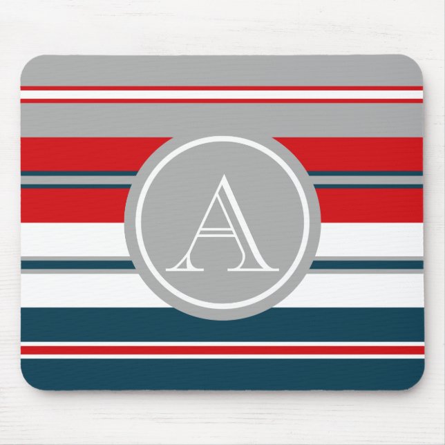 Monogrammdesign Mousepad (Vorne)