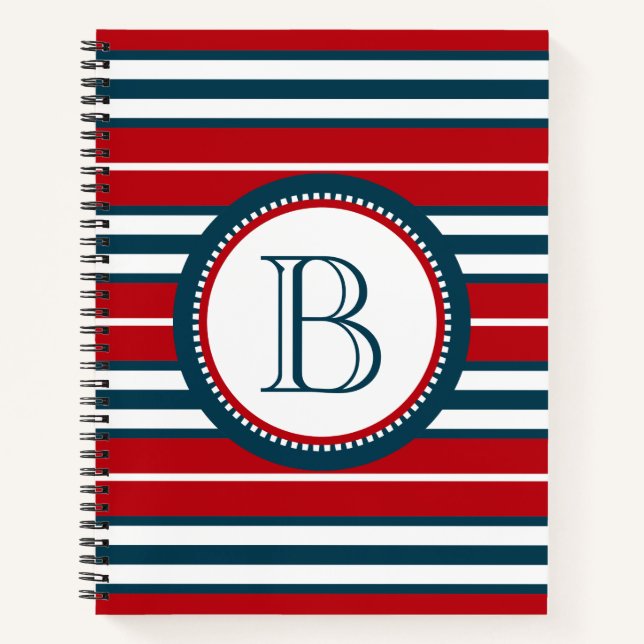 Monogrammdesign Notizbuch (Vorderseite)