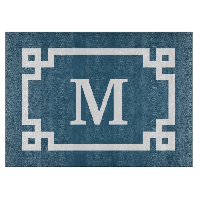 Monogrammdesign Schneidebrett (Vorderseite)