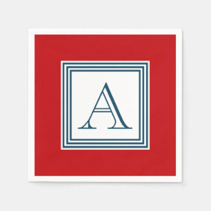 Monogrammdesign Serviette