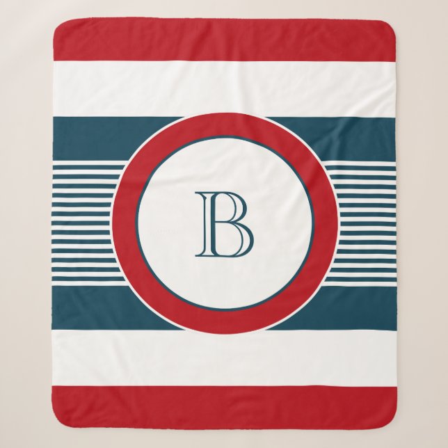 Monogrammdesign Sherpadecke (Vorderseite)