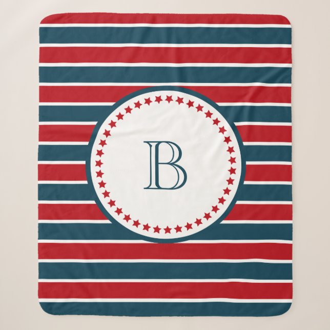 Monogrammdesign Sherpadecke (Vorderseite)