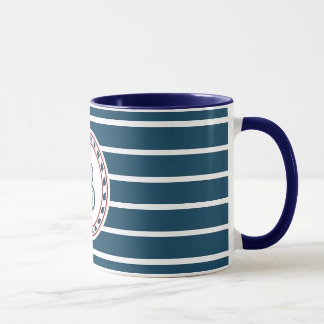 Monogrammdesign Tasse (Rechts)