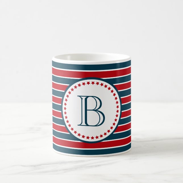 Monogrammdesign Tasse (Mittel)