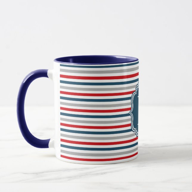 Monogrammdesign Tasse (Links)