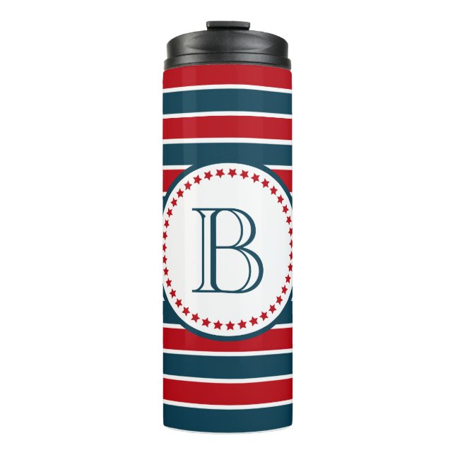 Monogrammdesign Thermosbecher (Vorderseite)