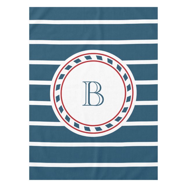 Monogrammdesign Tischdecke (Vorderseite)