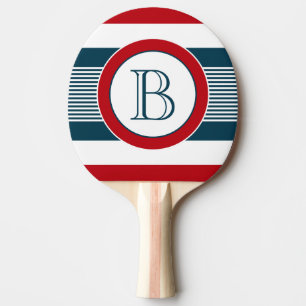 Monogrammdesign Tischtennis Schläger