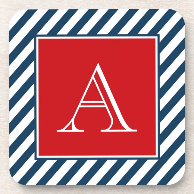 Monogrammdesign Untersetzer (Vorderseite)