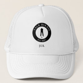 Monogrammed Golf Funny Golfer Cute Saying Custom Truckerkappe