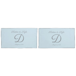 Monogrammed wedding gift  kissenbezug