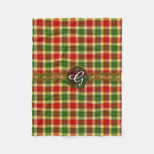 MonogrammGibsonTartan Fleecedecke