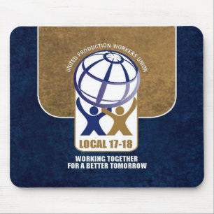 Monogrammhintergrund des Einheimischen 17-18 Mousepad