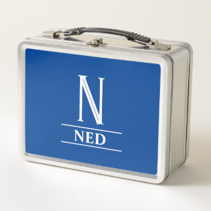 Monogrammiert metall brotdose