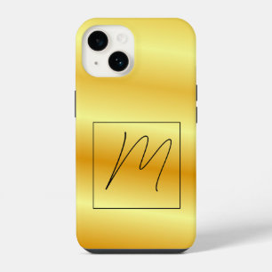 Monogrammiert moderne einfache Anfangsbuchstaben i iPhone 14 Hülle