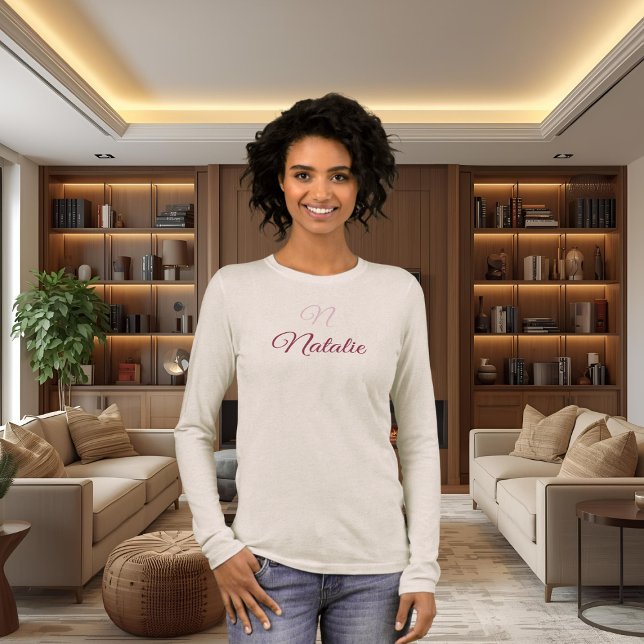  Monogrammiert Tri-Blend Shirt (Von Creator hochgeladen)