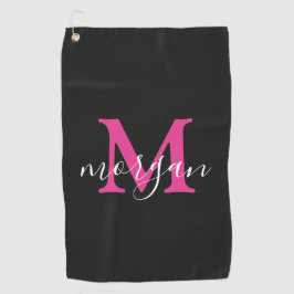 Monogrammierte Golf-Geschenke Golfer Elegant Spiel Golfhandtuch