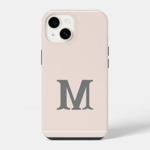 Monogrammierte moderne einfache Initiale iPhone 14 Hülle