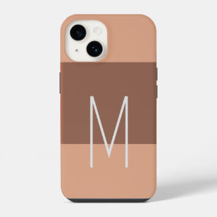 Monogrammierte moderne einfache Initiale iPhone 14 Hülle