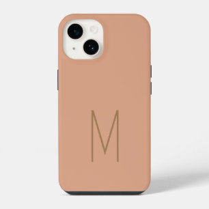 Monogrammierte moderne einfache Initiale iPhone 14 Hülle