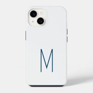 Monogrammierte moderne einfache Initiale iPhone 14 Hülle