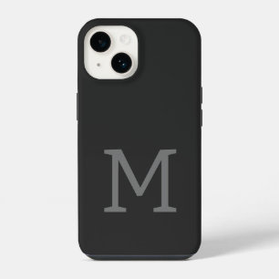 Monogrammierte moderne einfache Initiale iPhone 14 Hülle