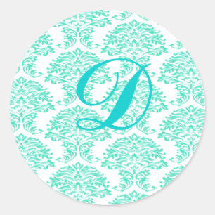 Monogrammierte Stickers